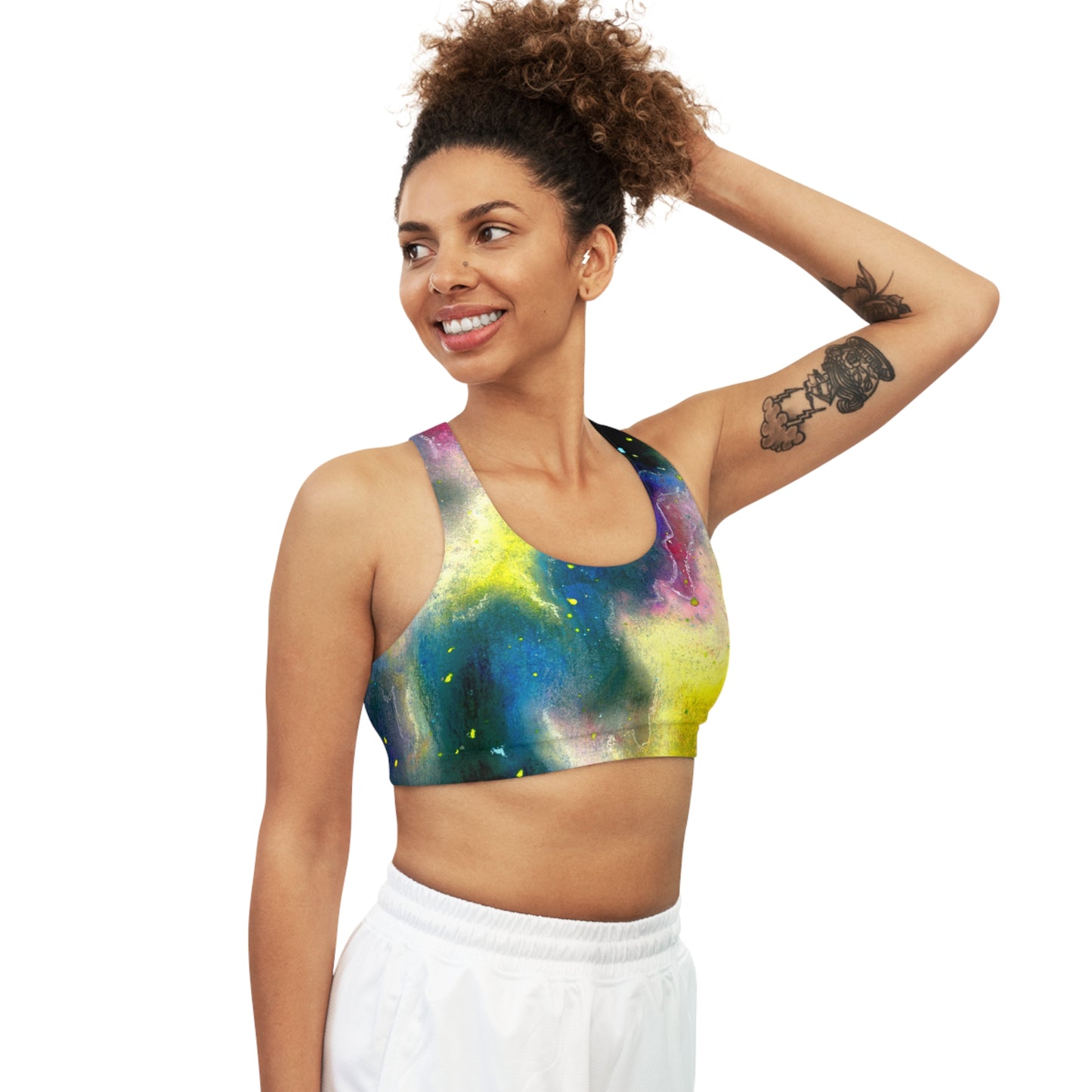 Sunrise Galaxy Seamless Sports Bra (AOP)