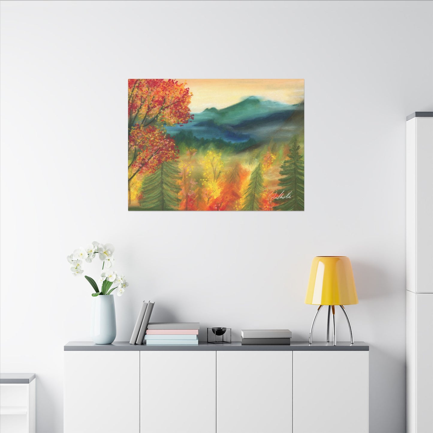 Fall Mountains Canvas Gallery Wrap