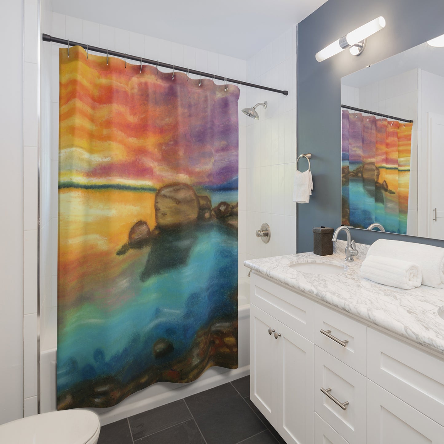 Sunset Cove Shower Curtain