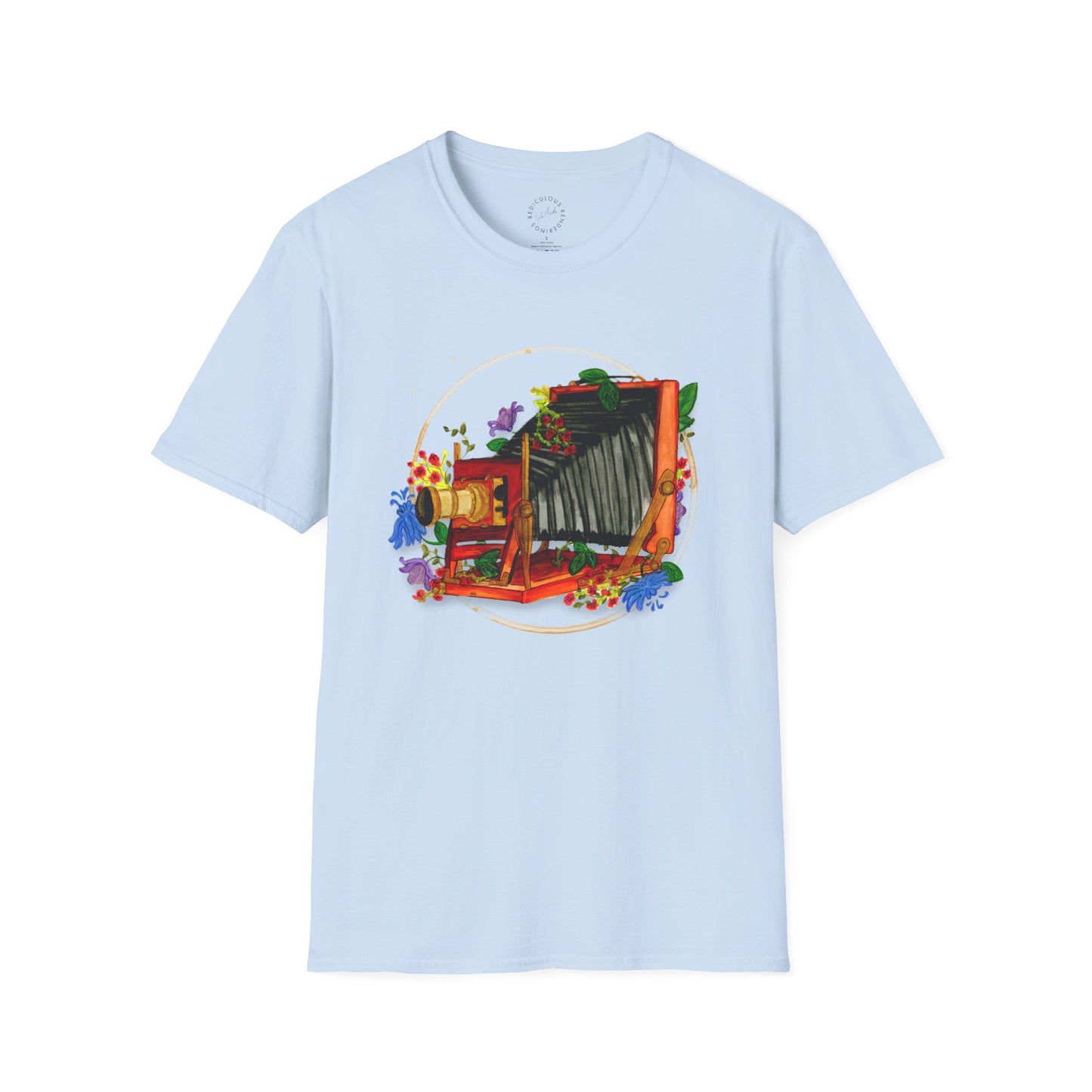 Vintage Camera Unisex Softstyle T-Shirt