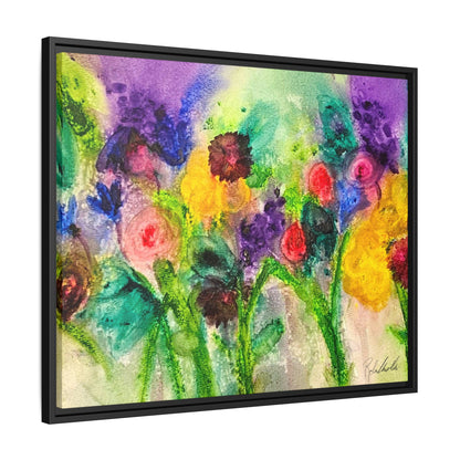 Abstract Flowers Framed Wall Art