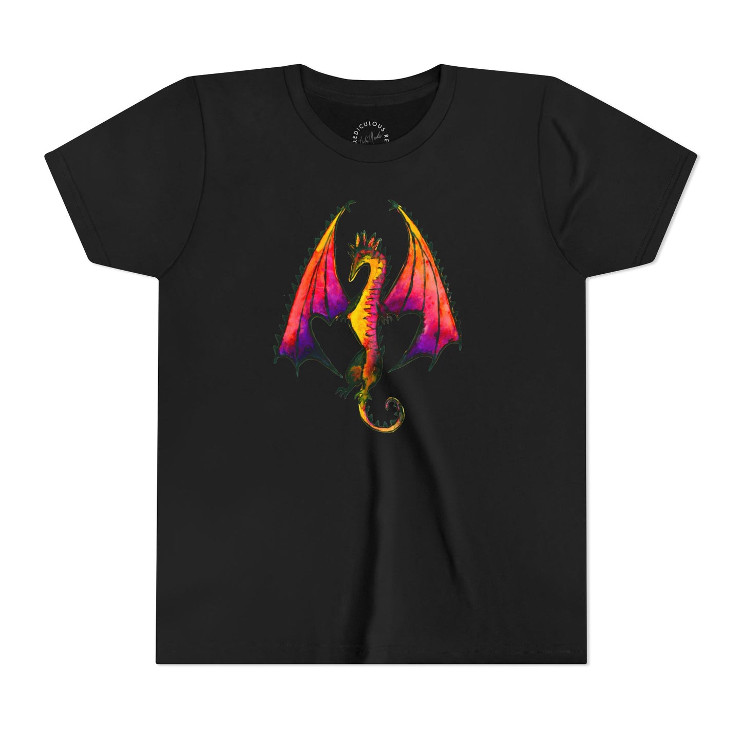 Kids Dragon T-Shirt — Colorful Fantasy Dragon Youth Tee