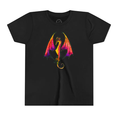 Kids Dragon T-Shirt — Colorful Fantasy Dragon Youth Tee