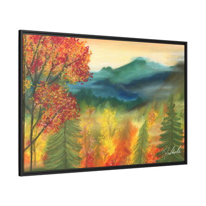 Fall Mountains Framed Wall Art