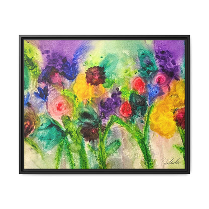 Abstract Flowers Framed Wall Art