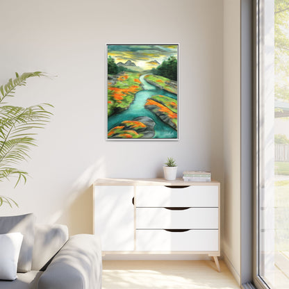 Mountain Stream Framed Wall Art