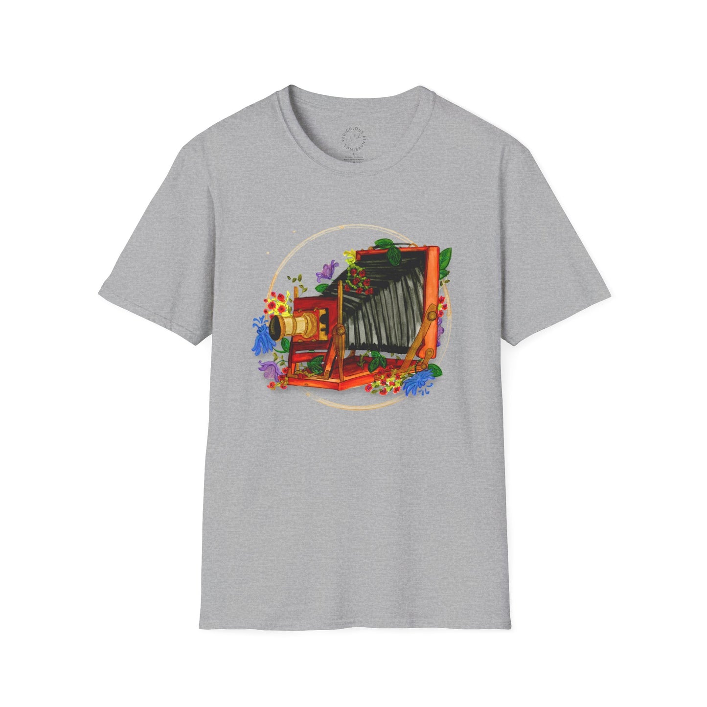 Vintage Camera Unisex Softstyle T-Shirt