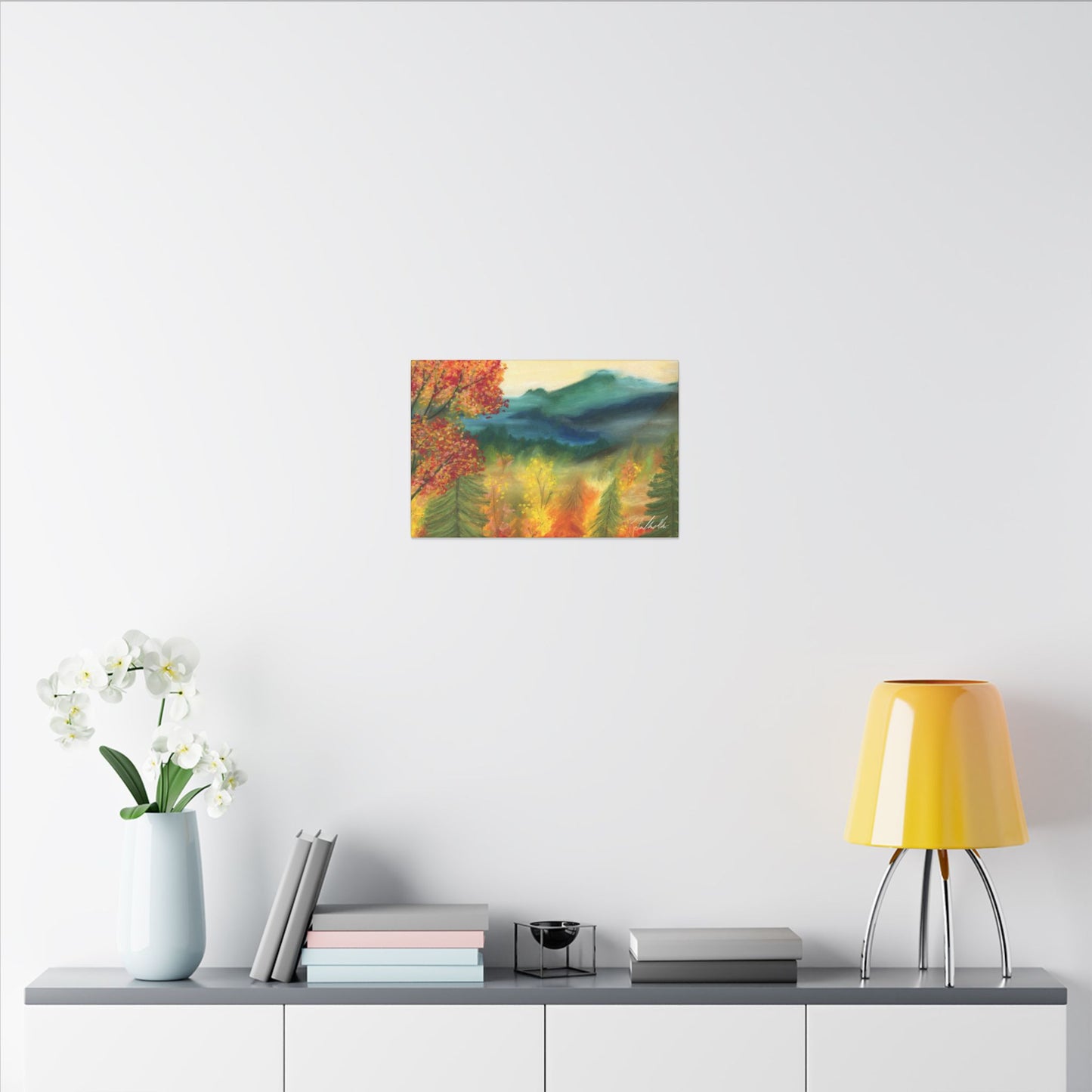 Fall Mountains Canvas Gallery Wrap