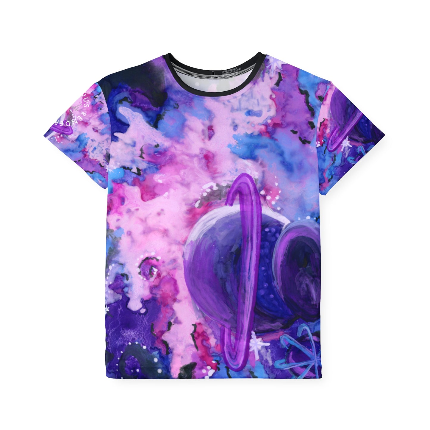 Purple Galaxy Kids Sports Jersey (AOP)