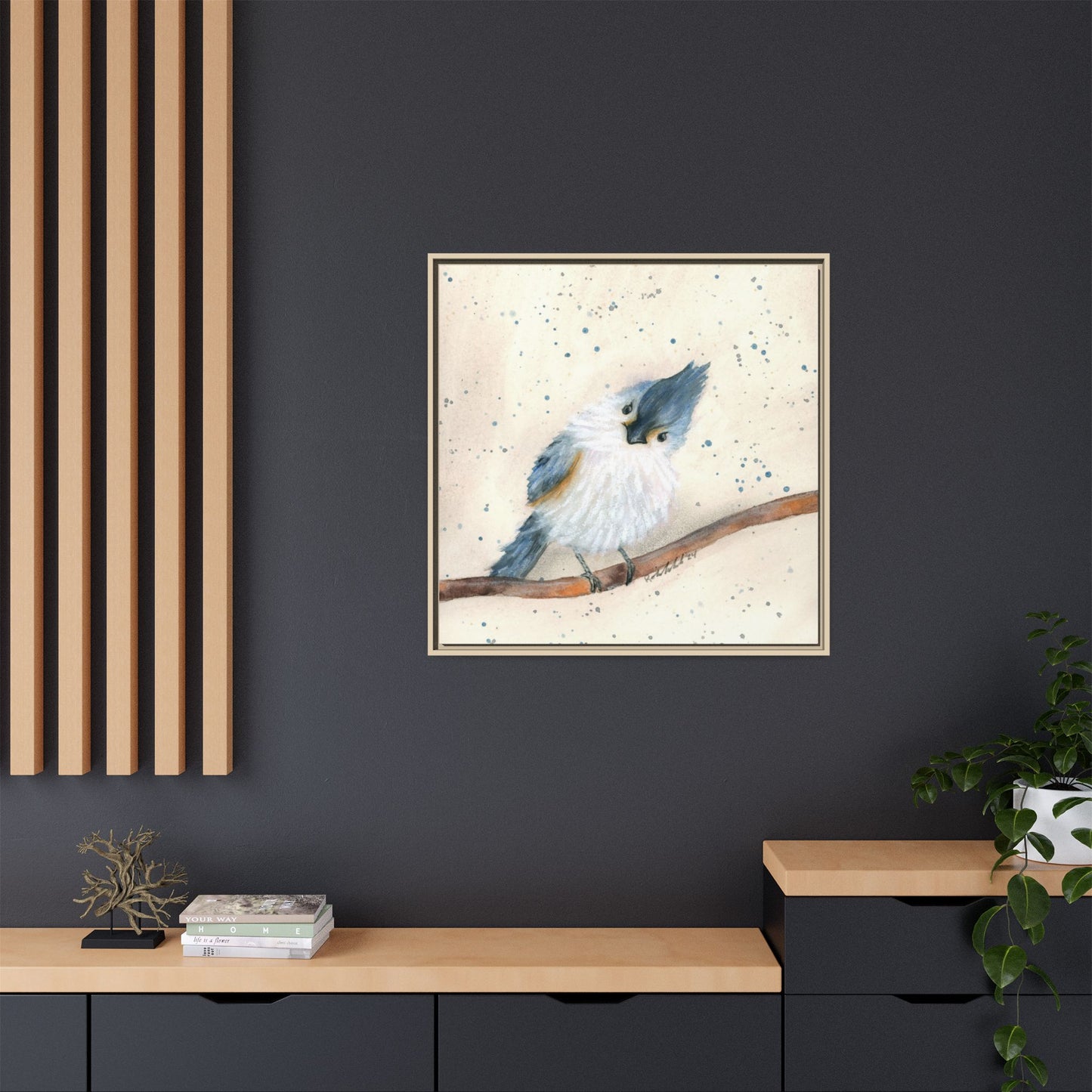 Blue Bird Framed Wall Art