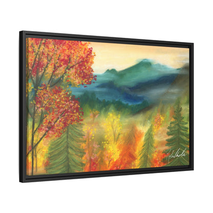 Fall Mountains Framed Wall Art