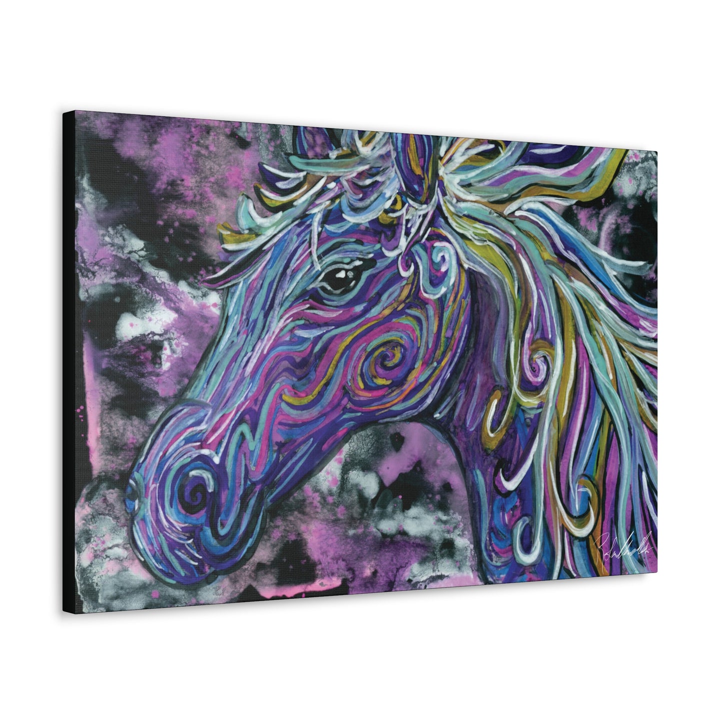 Watercolor Horse Canvas Gallery Wrap