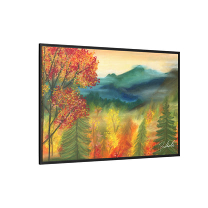 Fall Mountains Framed Wall Art