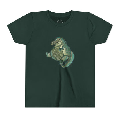 Kids T‑Shirt — Cute Chubby Alligator Graphic