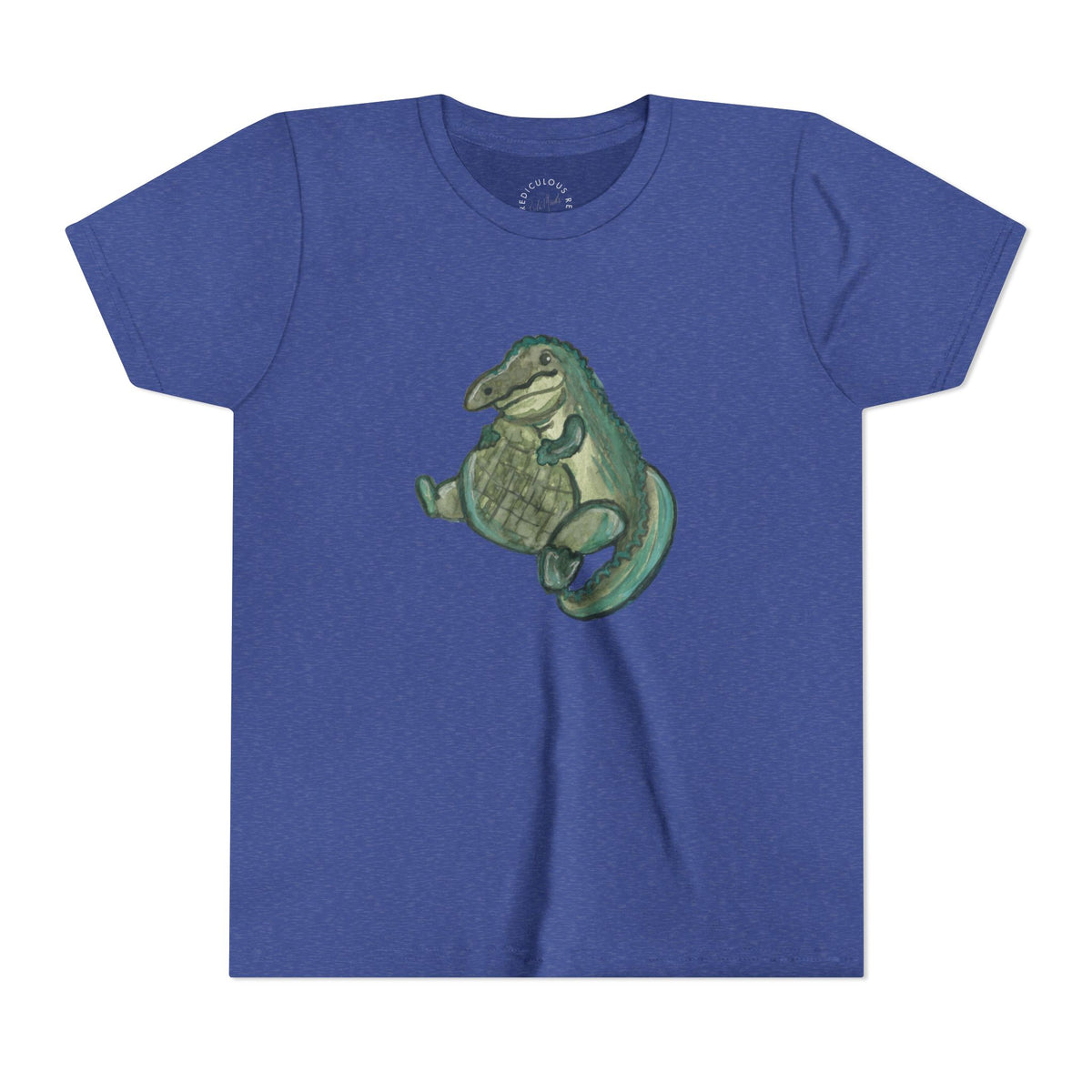 Kids T‑Shirt — Cute Chubby Alligator Graphic