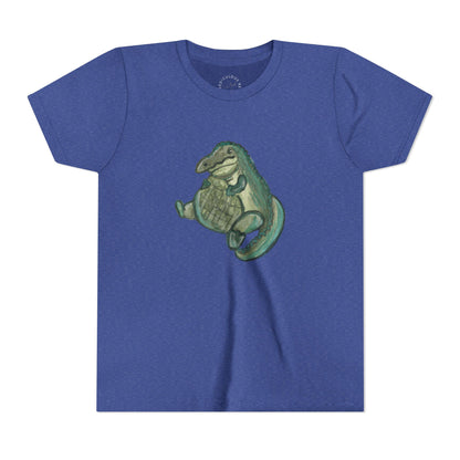 Kids T‑Shirt — Cute Chubby Alligator Graphic