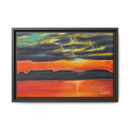 Sleeping Giant at Sunset Framed Wall Art