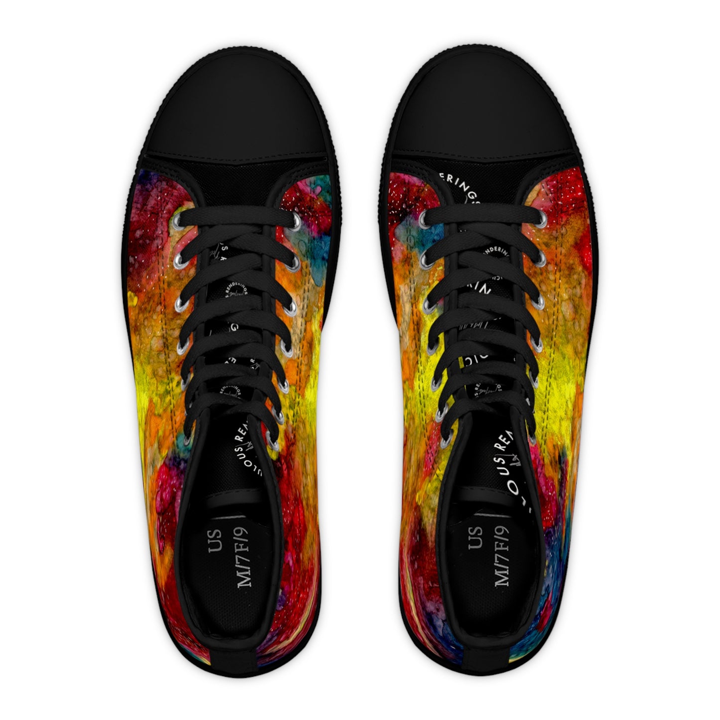 Sunset Clouds Galaxy Unisex Classic High Top Sneakers