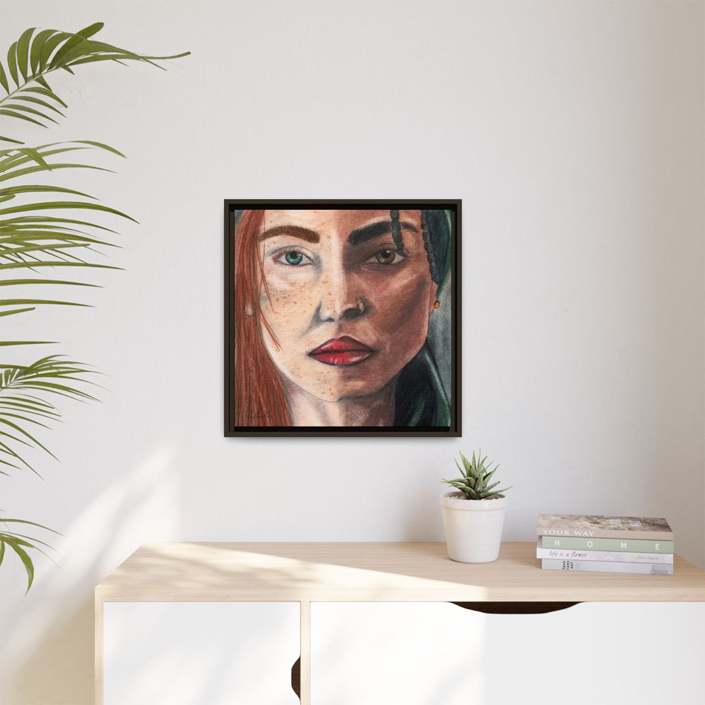 Beyond Race Woman Framed Wall Art