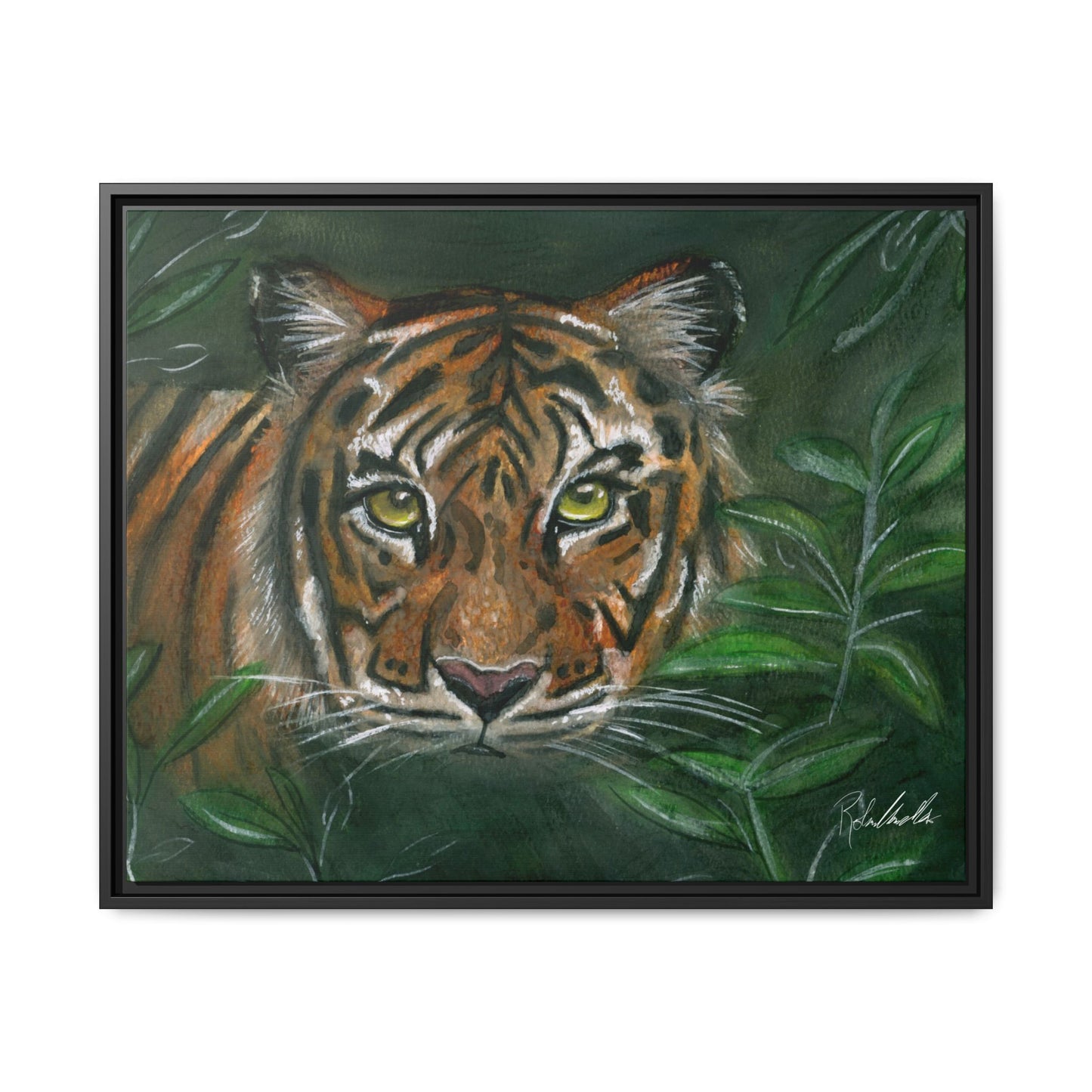 Jungle Tiger Framed Wall Art