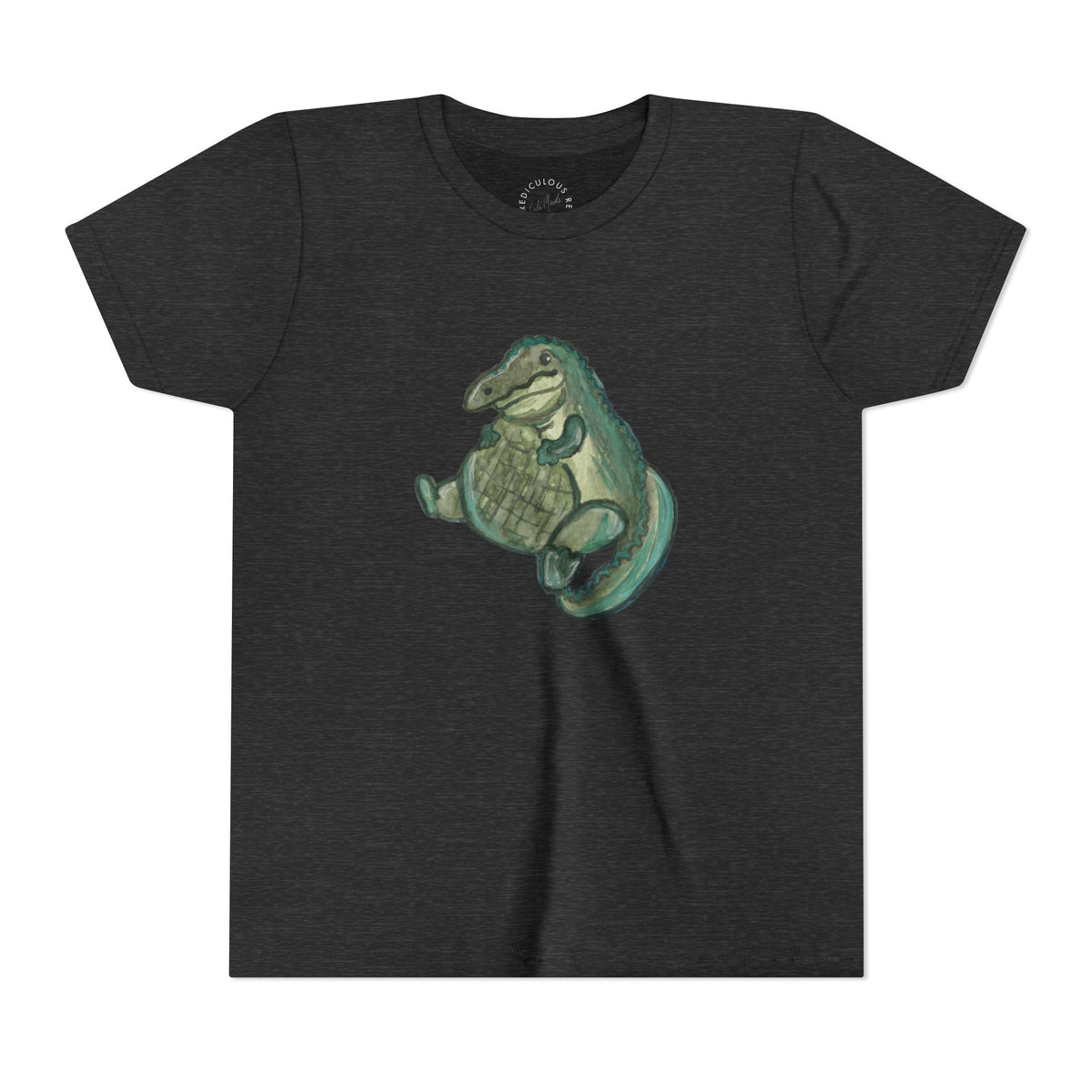 Kids T‑Shirt — Cute Chubby Alligator Graphic