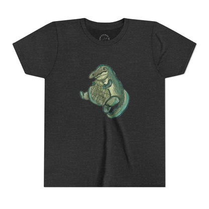 Kids T‑Shirt — Cute Chubby Alligator Graphic