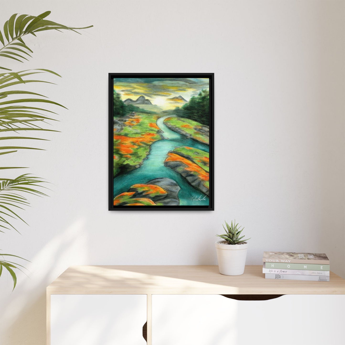 Mountain Stream Framed Wall Art
