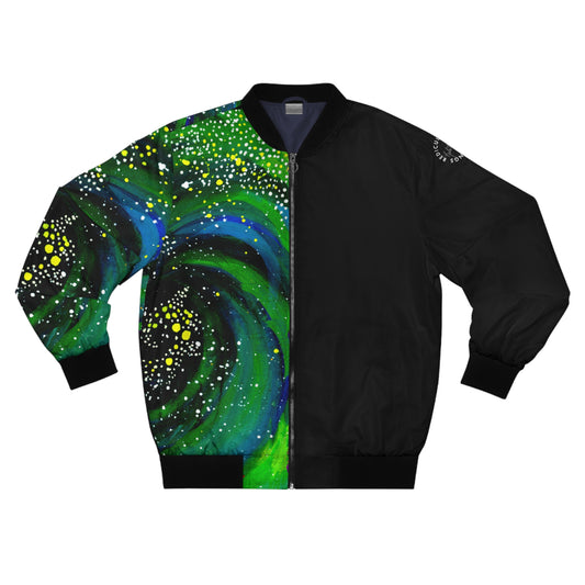 Spiral Galaxy Men's Bomber Jacket (AOP)