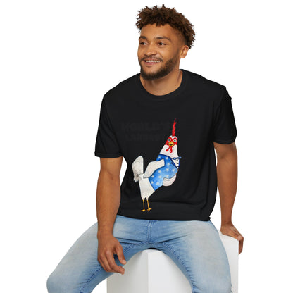 World's Largest Chicken T-Shirt — Funny Patriotic Rooster Tee