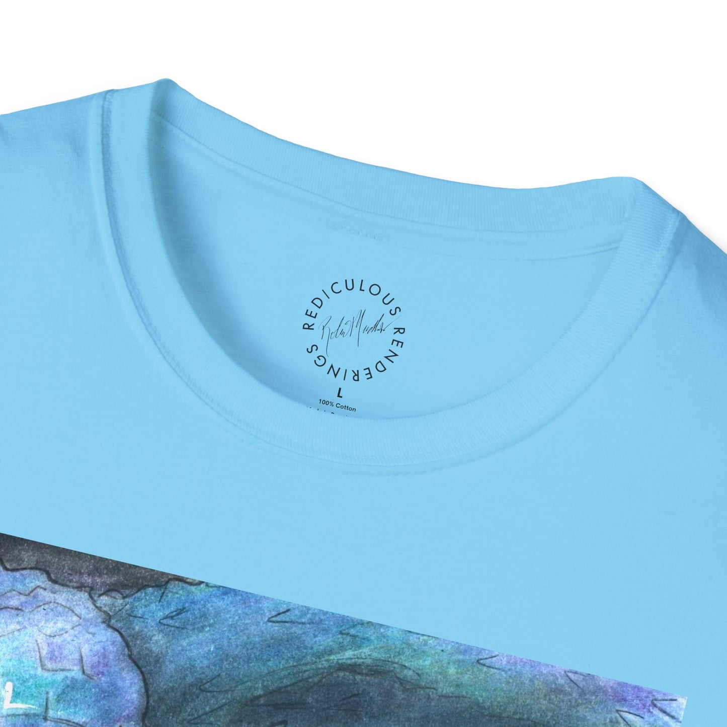 Cute Snake Unisex Softstyle Print T-Shirt