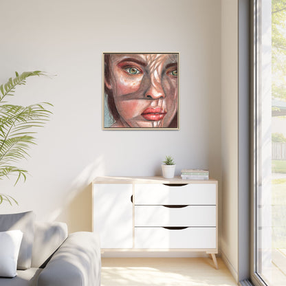 Woman In the Shadows Framed Wall Art