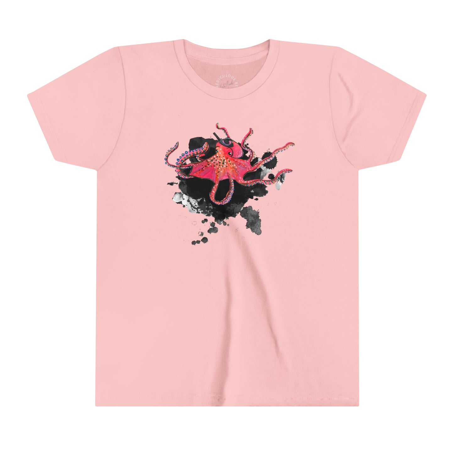 Red Octopus Kids T-Shirt