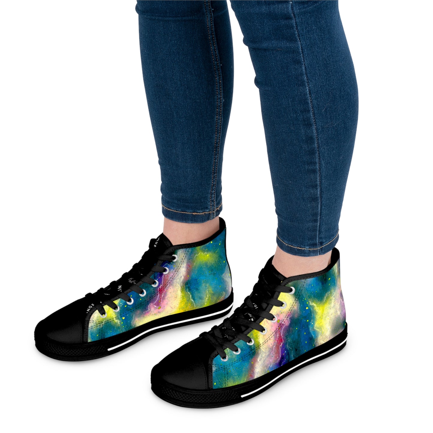 Sunrise Galaxy Unisex Classic High Top Sneakers