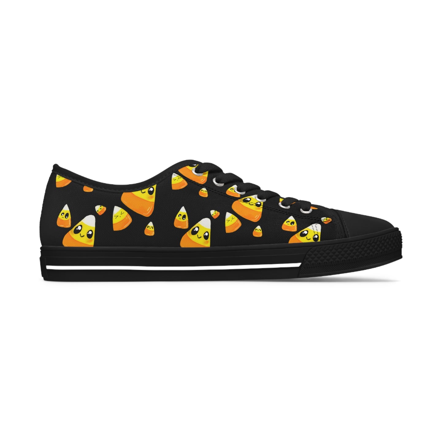 Candy Corn Halloween Printed Unisex Classic Low Top Sneaker Shoes