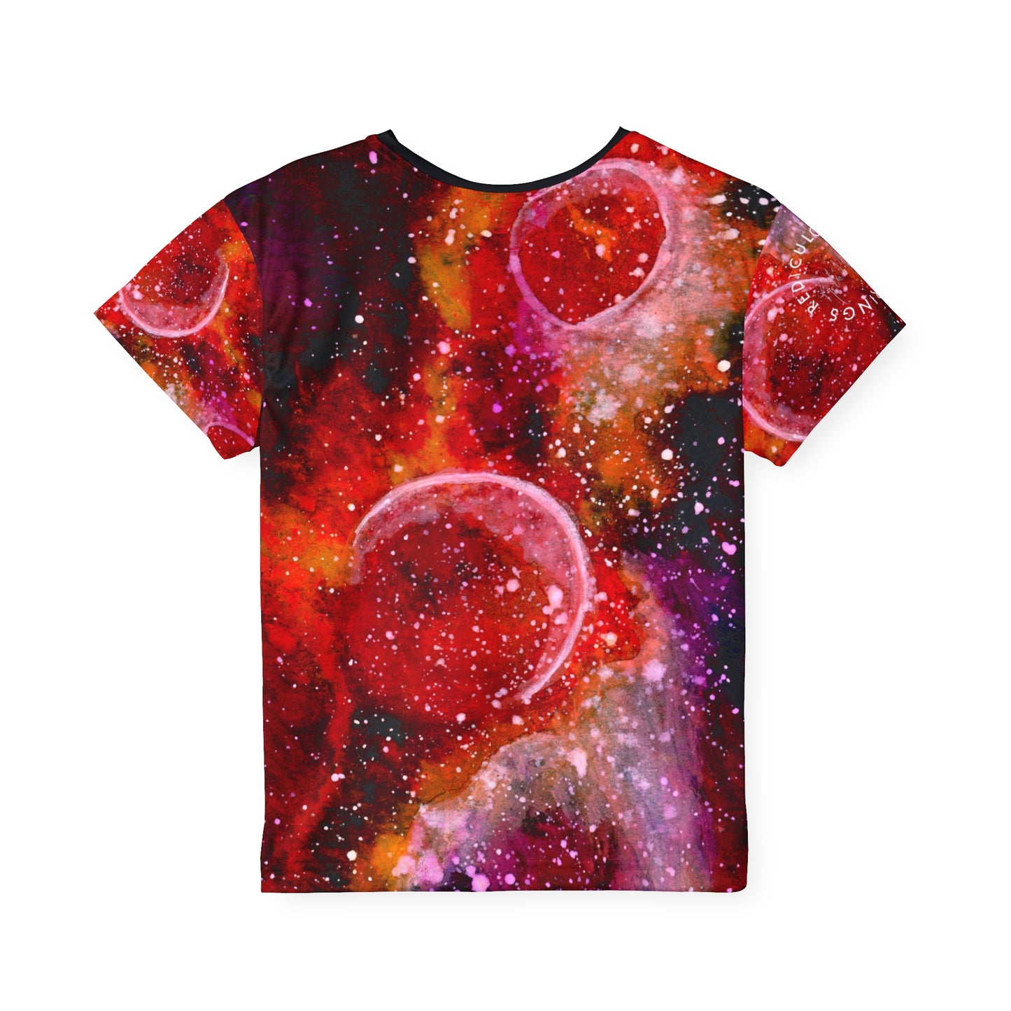 Orange Moons Galaxy Kids Sports Jersey (AOP)