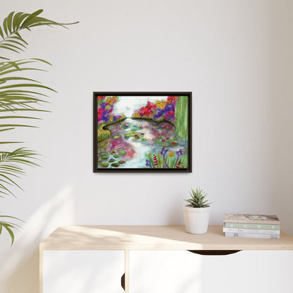 Floral Summer Pond Framed Wall Art