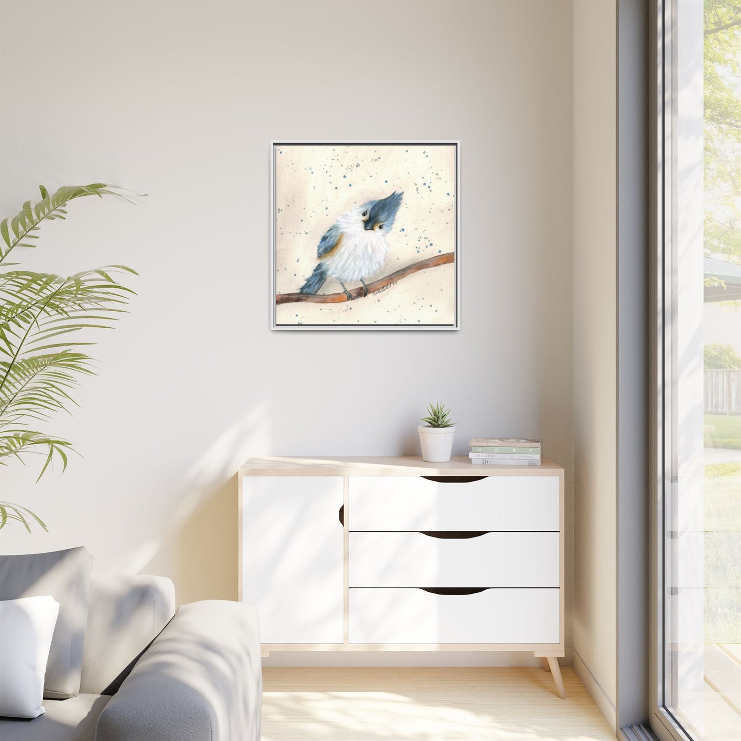 Blue Bird Framed Wall Art