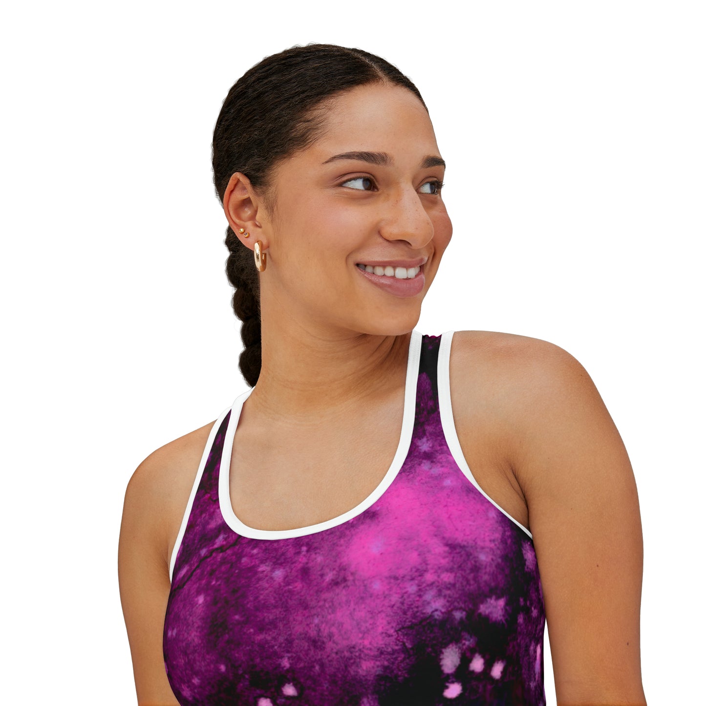 Rose Colored Galaxy Women's Tank Top (AOP)