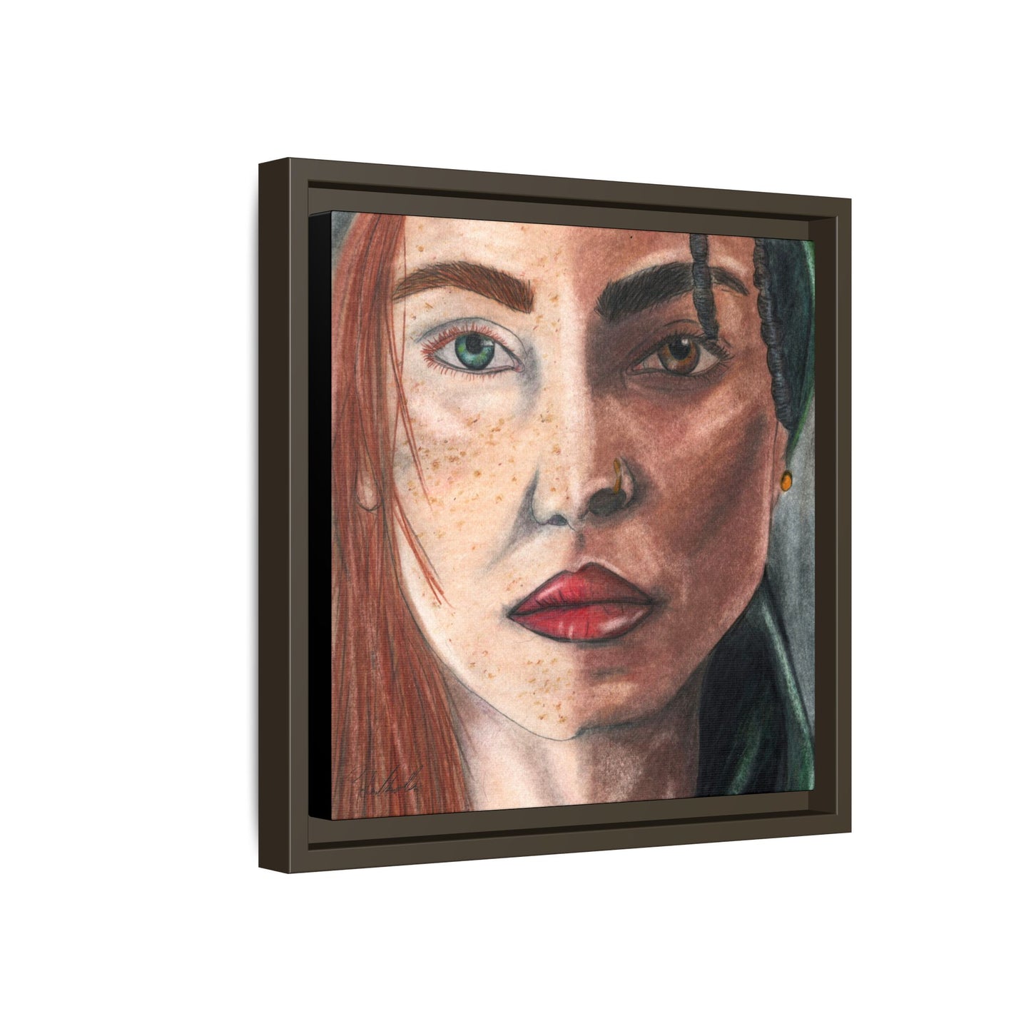 Beyond Race Woman Framed Wall Art