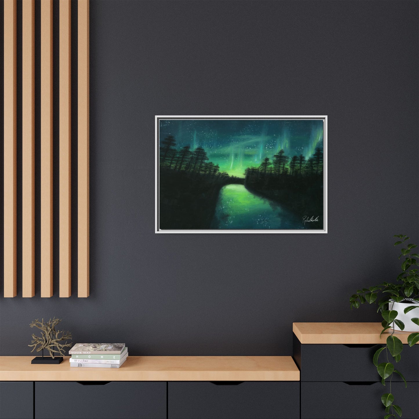 Northern Lights Framed Wall Art