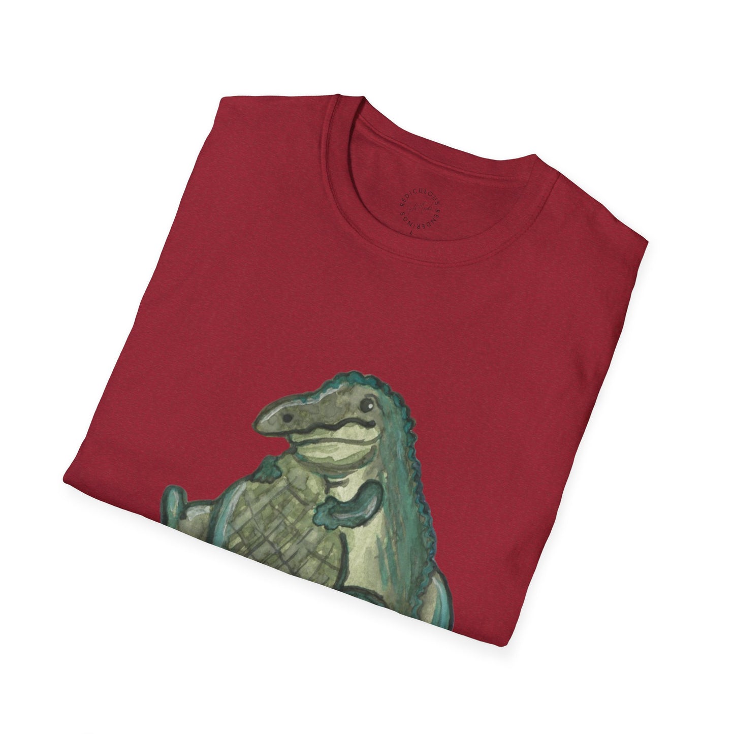 Father Son Alligator Unisex Softstyle Print T-Shirt