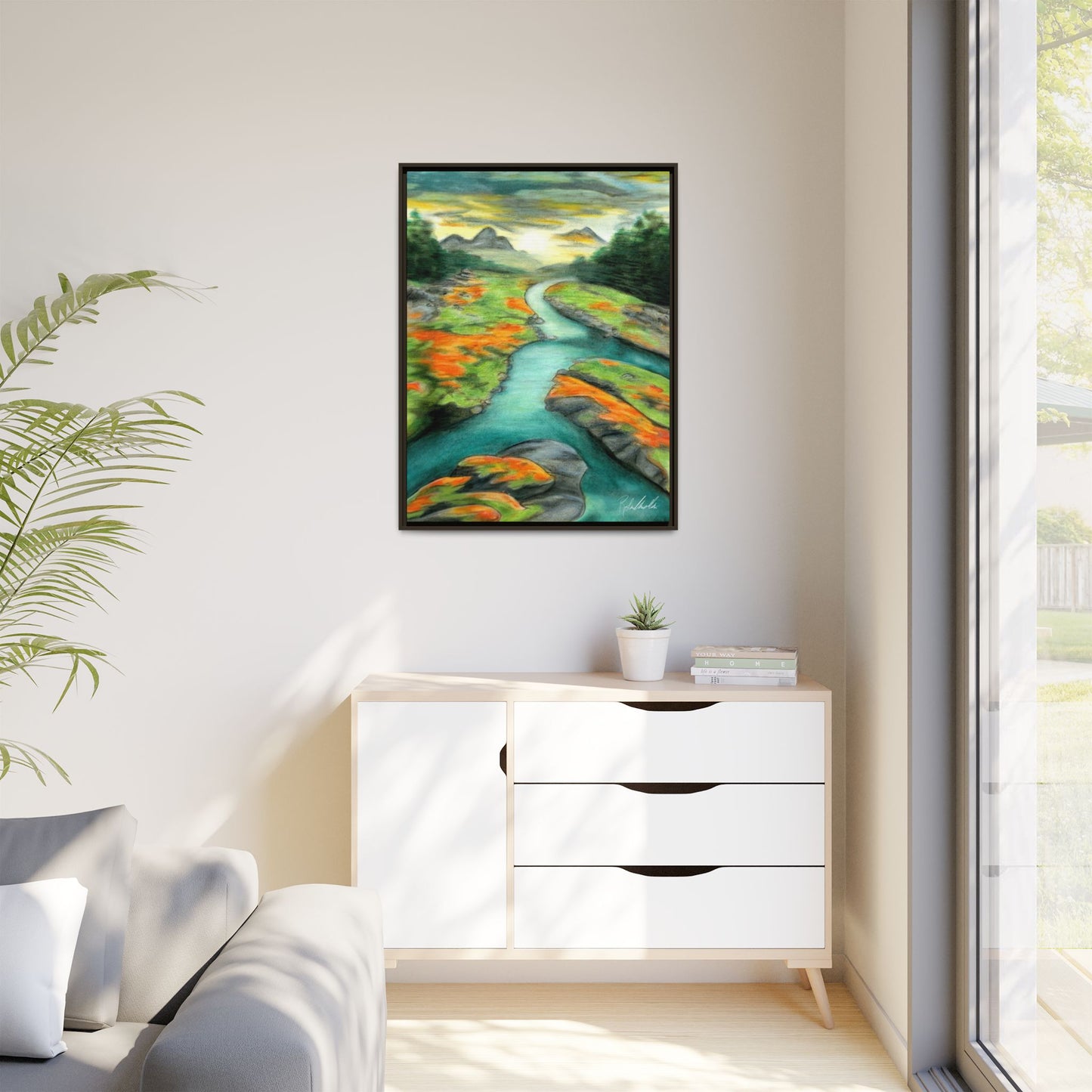 Mountain Stream Framed Wall Art