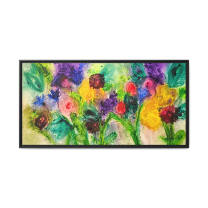 Abstract Flowers Framed Wall Art