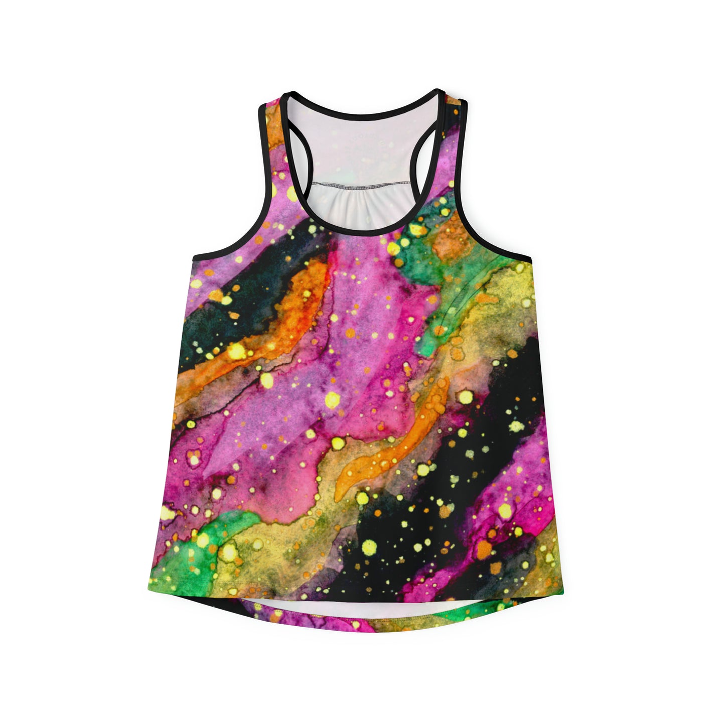 Neon Galaxy Women's Tank Top (AOP)