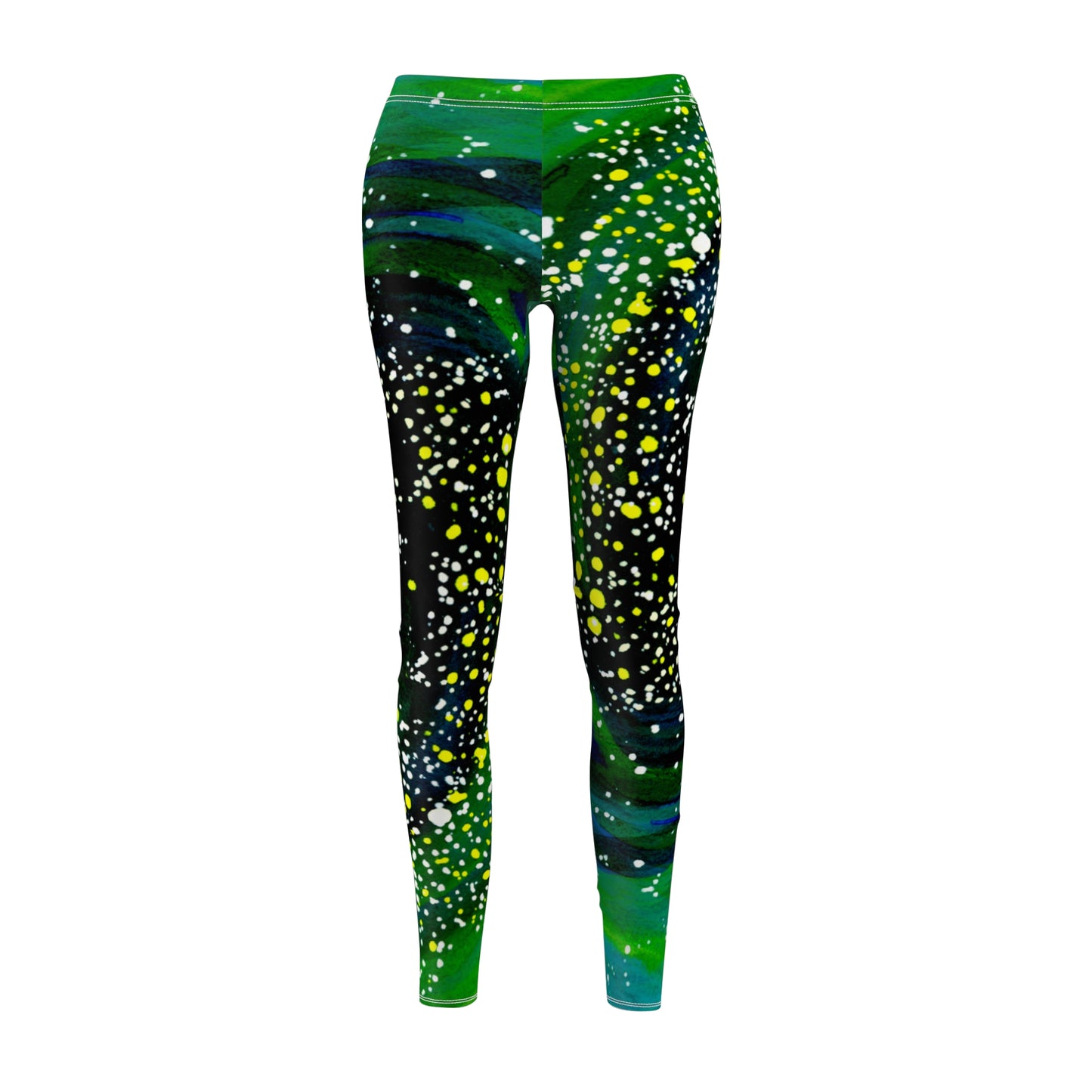 Spiral Galaxy Women's Cut & Sew Casual Leggings (AOP)