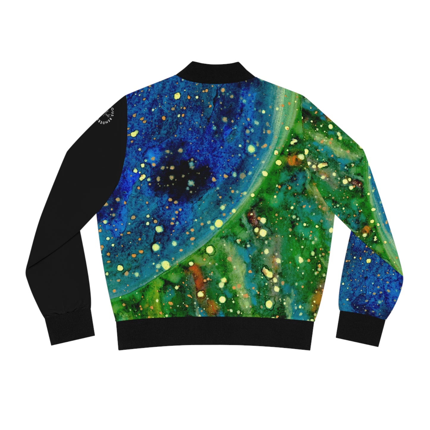 Blue Planet Galaxy Women's Bomber Jacket (AOP)