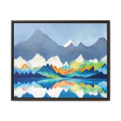Blue and Gray Smokey Mountains Framed Wall Art