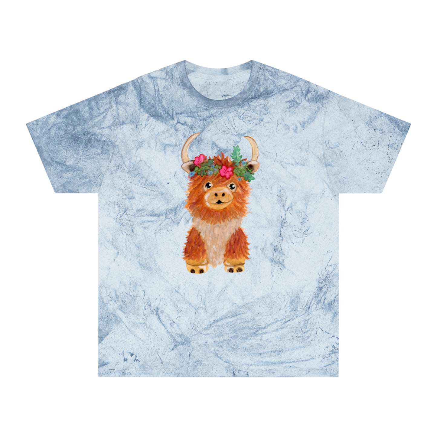 Cow Unisex Color Blast T-Shirt