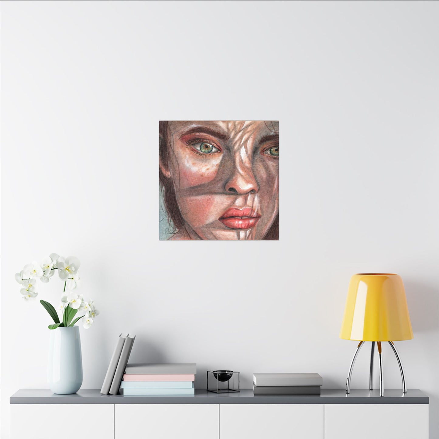 Woman In the Shadows Canvas Gallery Wrap