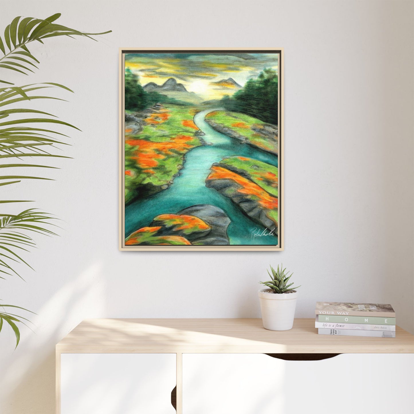 Mountain Stream Framed Wall Art